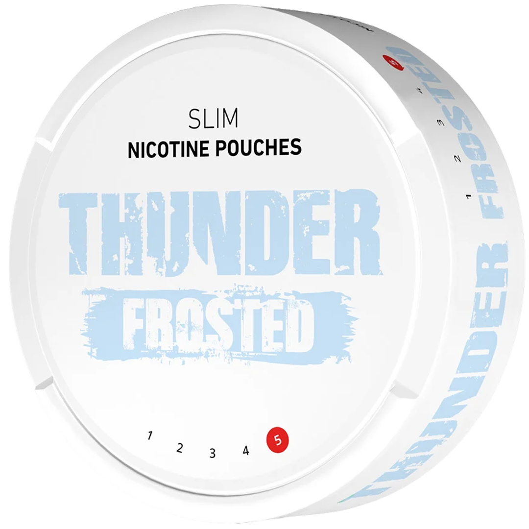 THUNDER FROSTED SLIM (WHITE) – Snuscorp